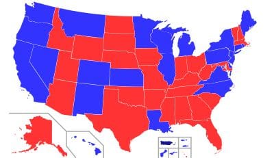 United States Governors map.svg