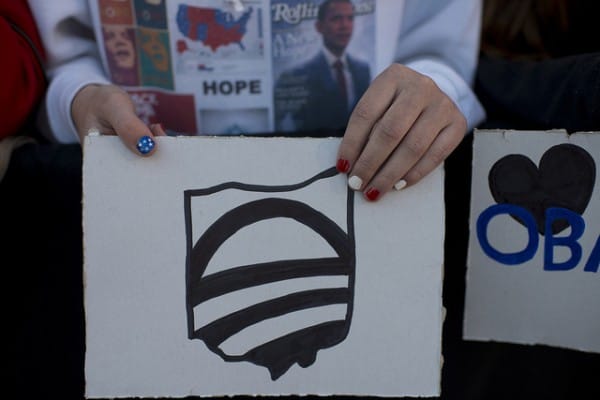 Obama supporter in Ohio Ohio early voting lawsuit win for Obama
