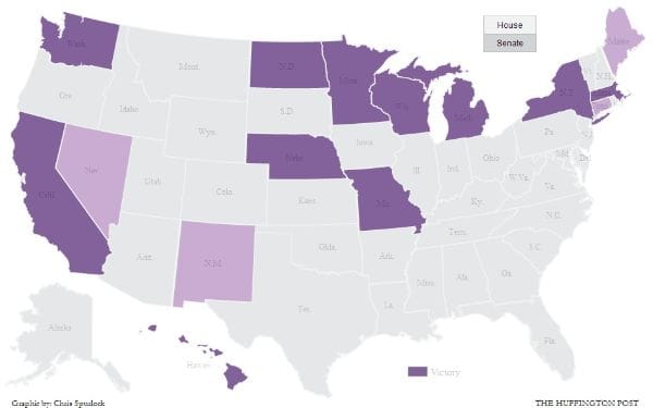 Record Number of Women Elected in Congress in 2012