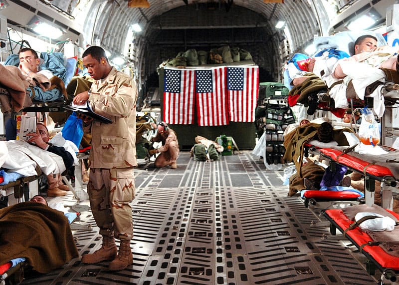 iraq medical evacuation