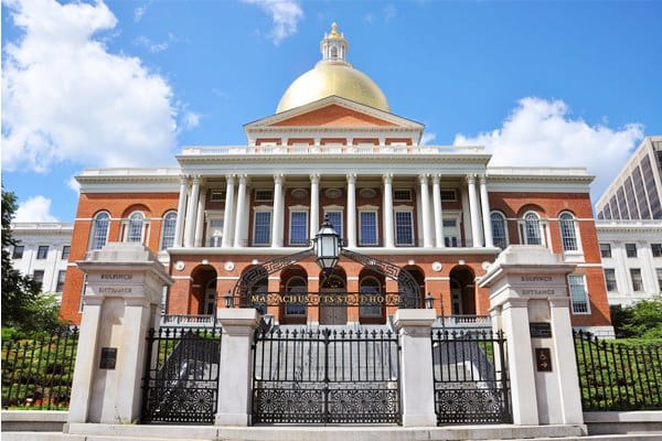 Capital building in Boston Mass. // jiawangkun via Shutterstock.com