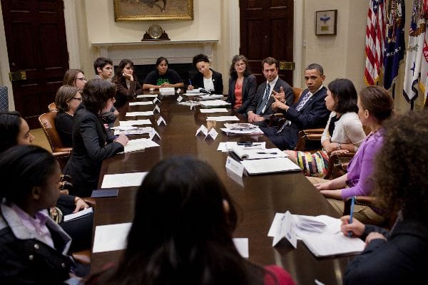 Obama Meets With Key Players