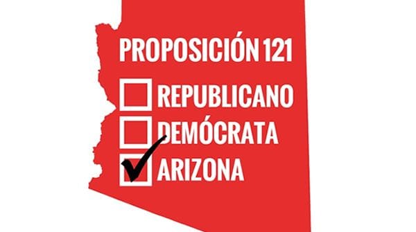 Arizona Open Primary Proposition 121 Voters
