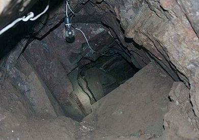 New drug tunnel found as thousands protest drug war in Mexico