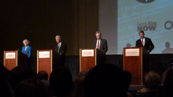 Third Party Debate tonight's third party debate