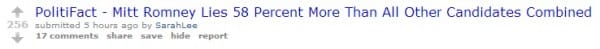Why Reddit Doesn't like Romney