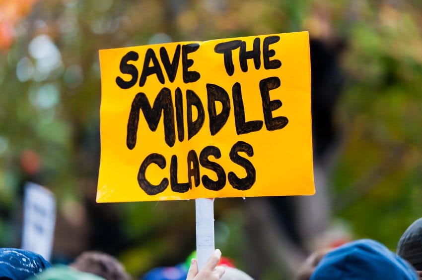 Americans More Likely to Agree Middle Class Pays Too Much in Taxes