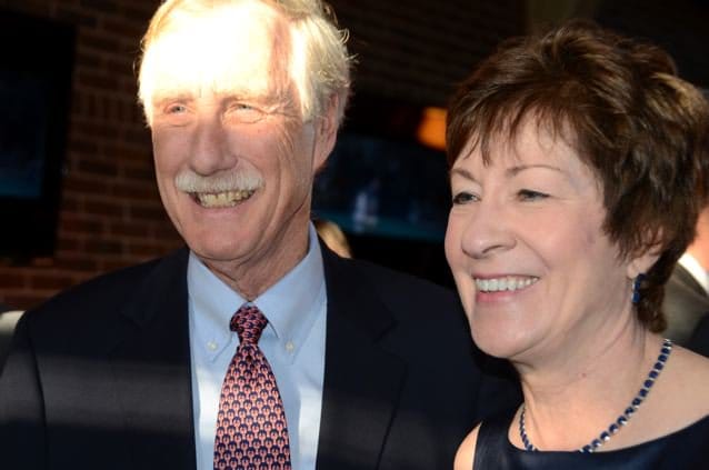 Independent Angus King Endorses Susan Collins for Re-Election