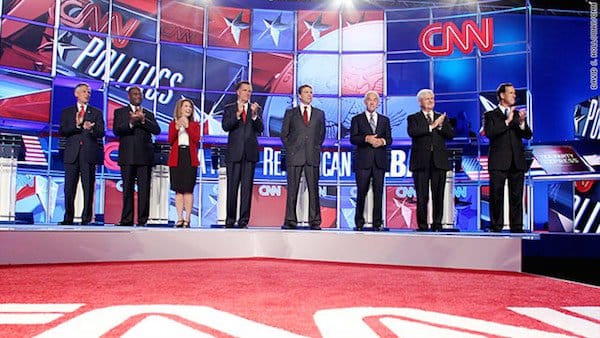 While GOP Candidates Complain About Debate Rules, World's Smallest Violin Plays In Background