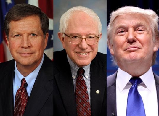 IVN Poll: Sanders, Trump, and Kasich Lead among Independent Voters
