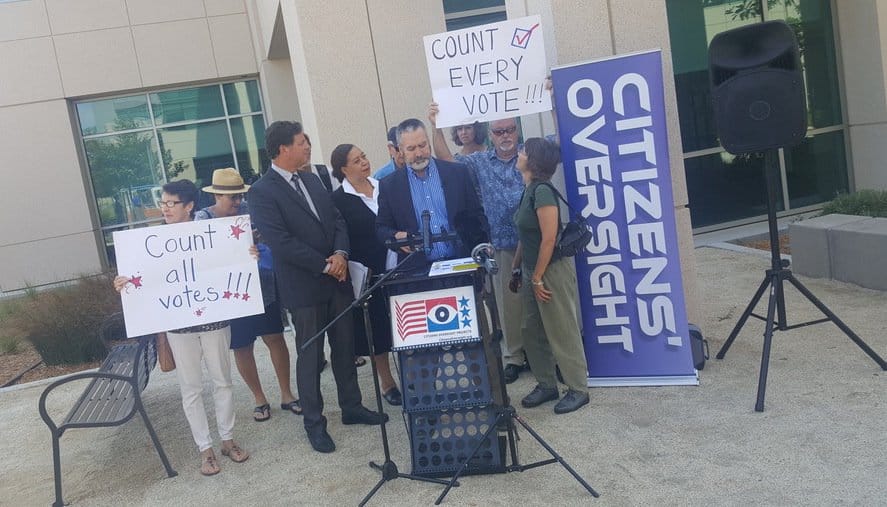 Citizens Oversight Sues San Diego Registrar over Alleged "Rigged" Election Process