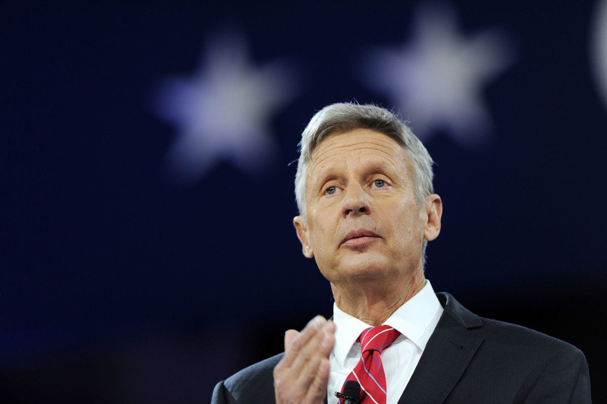 Gary Johnson Says No to 2020 Run; Predicts Trump's Future